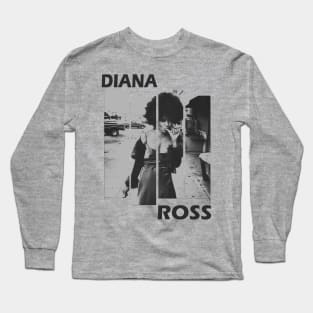 Diana ross on the street Long Sleeve T-Shirt